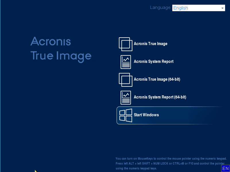 Acronis Image Free